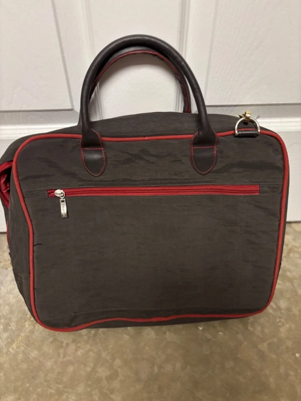 Baggallini Red and Gray Briefcase/Laptop Case